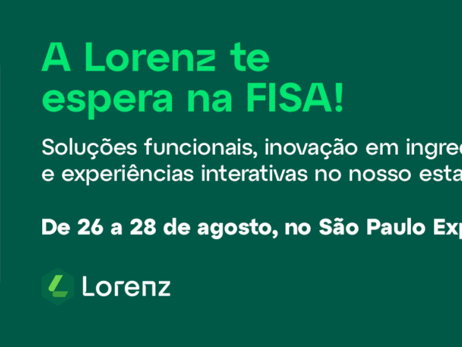 Lorenz leva inovação em amidos e soluções tecnológicas para a FISA 2025